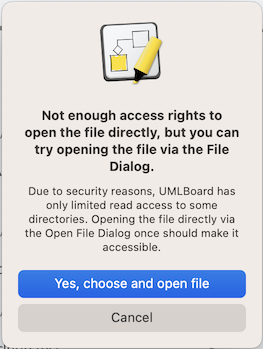 Messagebox asks users to explicitly open a file
